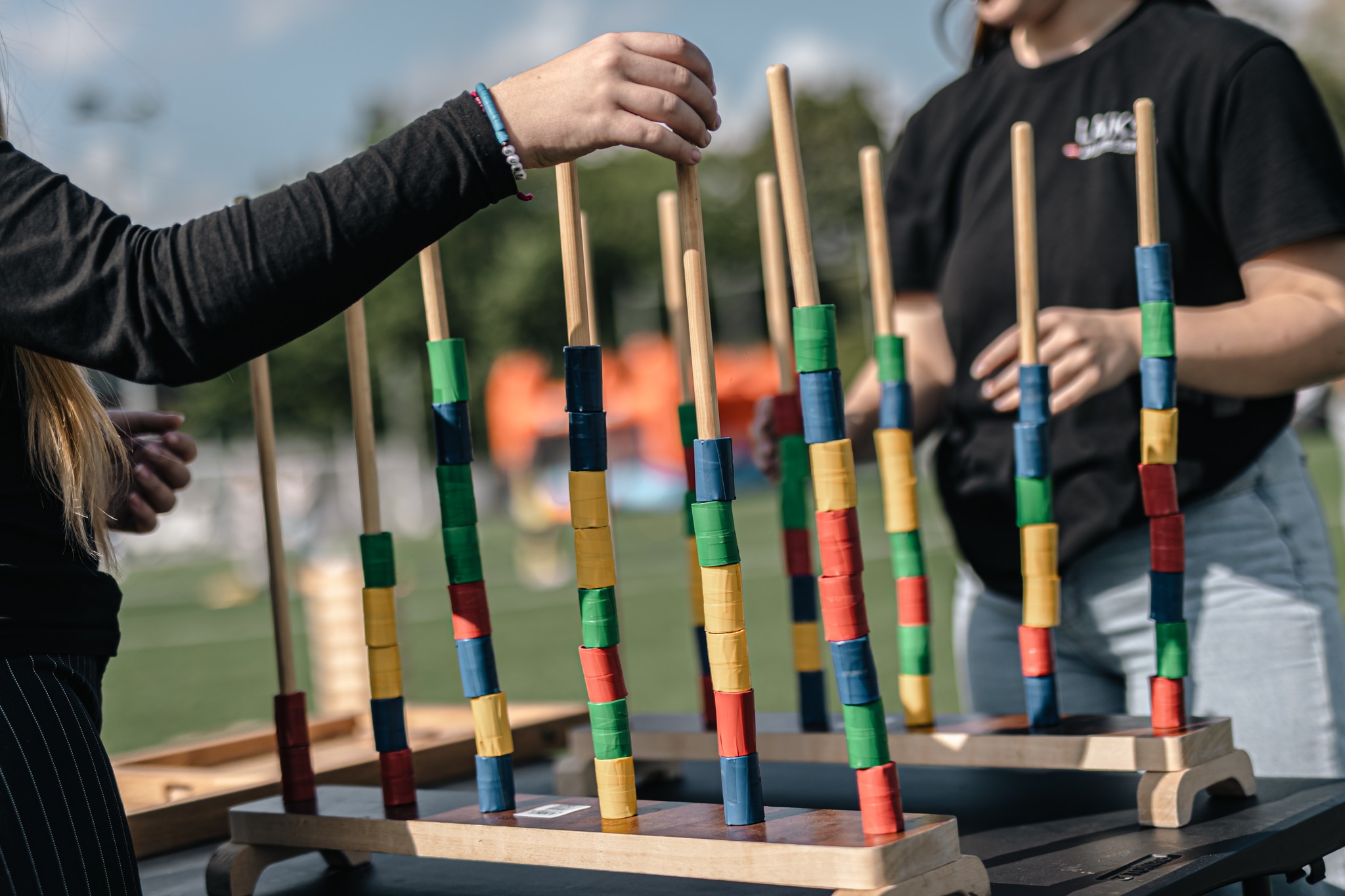 May be an image of 2 people and childrens toy