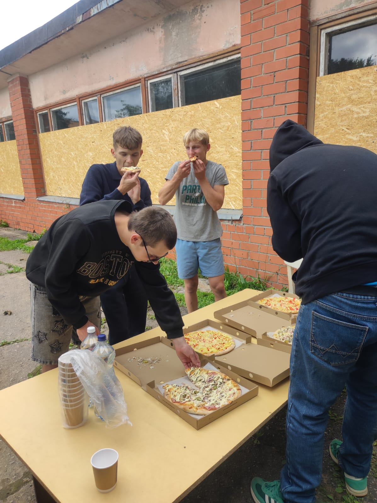 May be an image of 4 people