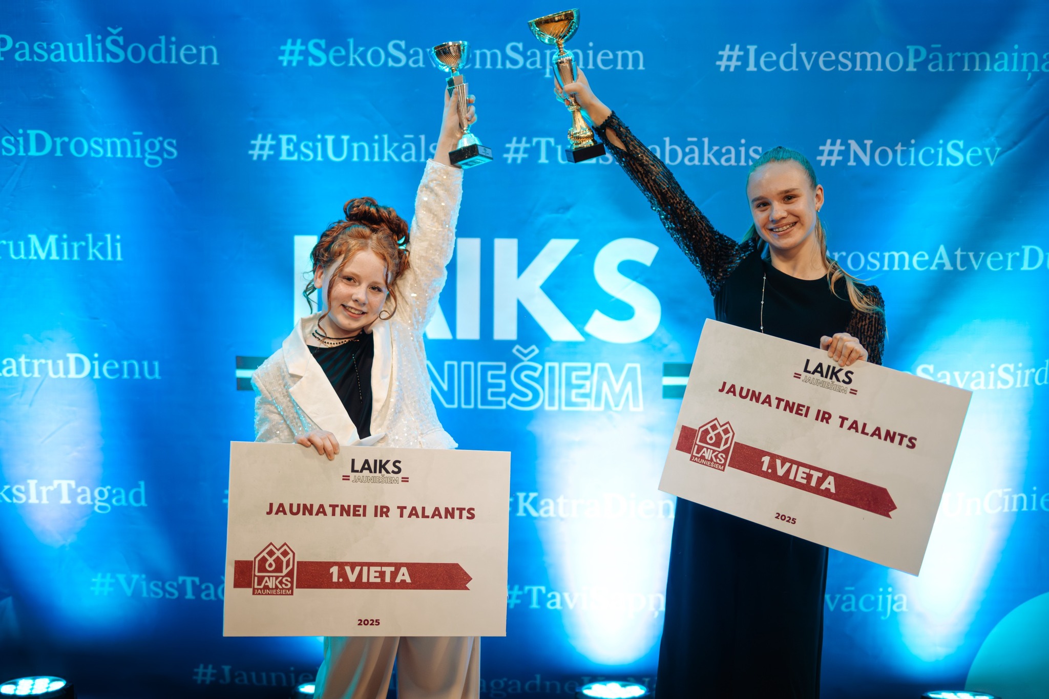 May be an image of text that says 'asauliŠodien #SekoSarmSar-nien mSarniem niem #SekoSa ImSa siDrosmigs #EsiUnikak#T #Tie #T #EsiUnikals #IedvesmoParmain uMirkli abakais Aa #NoticiSev ተፍስይሁ atruDienu rosmeAtverD IKS NIEŠIEM sIrTagad LAIKS .市＝ 迎＝ LAIKS JAUNATNEI IR TALANTS 二製 = 1VIETA JAUNATNEI IR TALANTS CavaiSiro IANINNESTNM LAIS Katrten Kat #VissTadLAKS AIKS ViSSTa SAUNELIEN 1.VIETA 2025 2025 cini #Tav vacija'