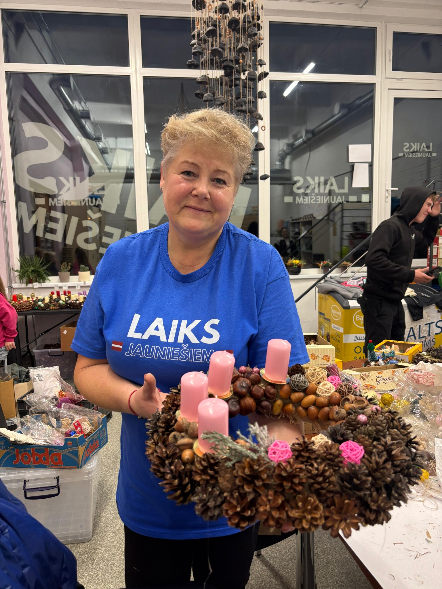 May be an image of pinecone and text