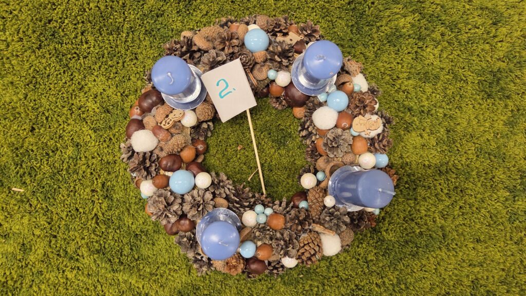 May be an image of napkin ring and grass