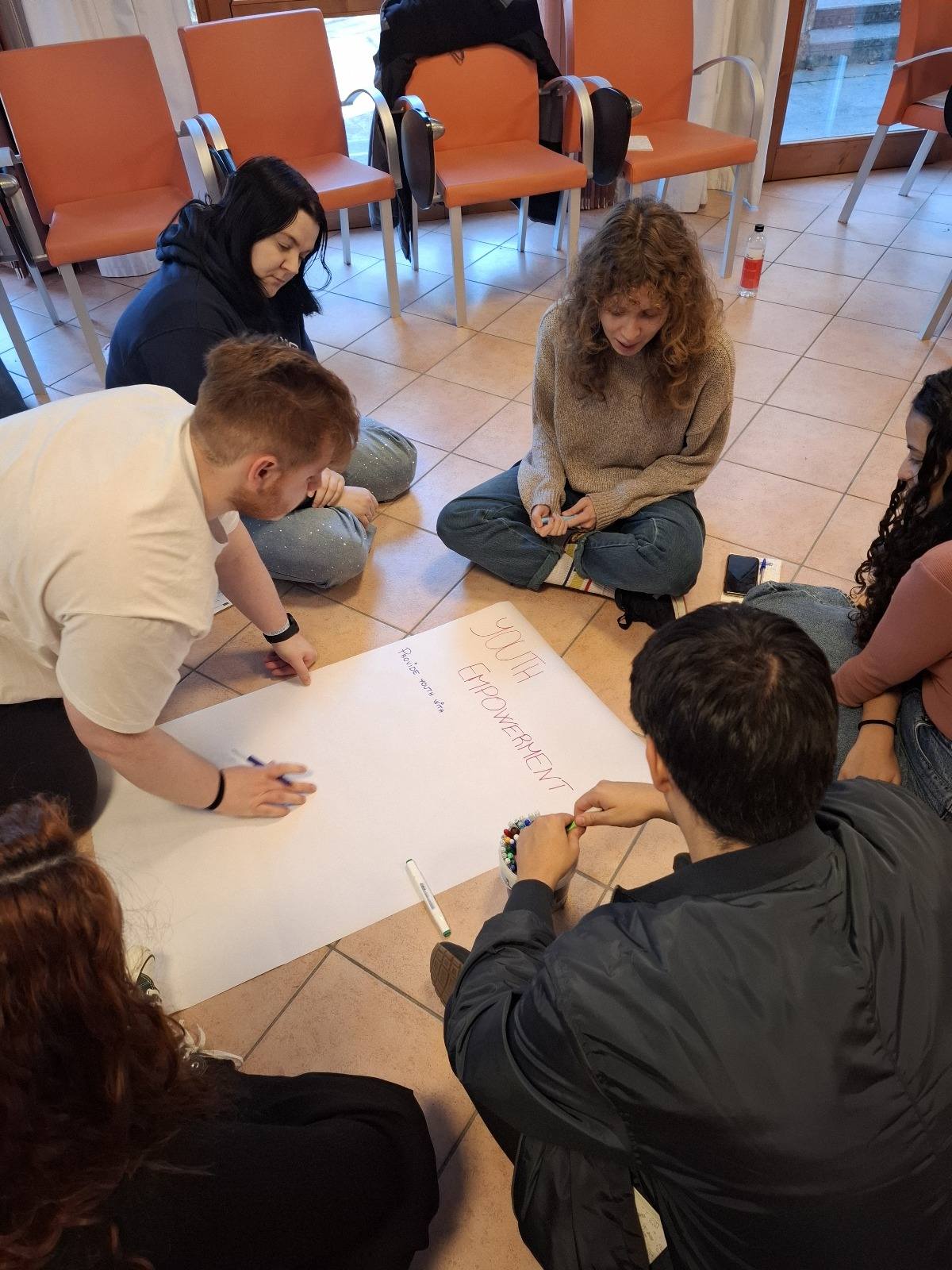 May be an image of studying