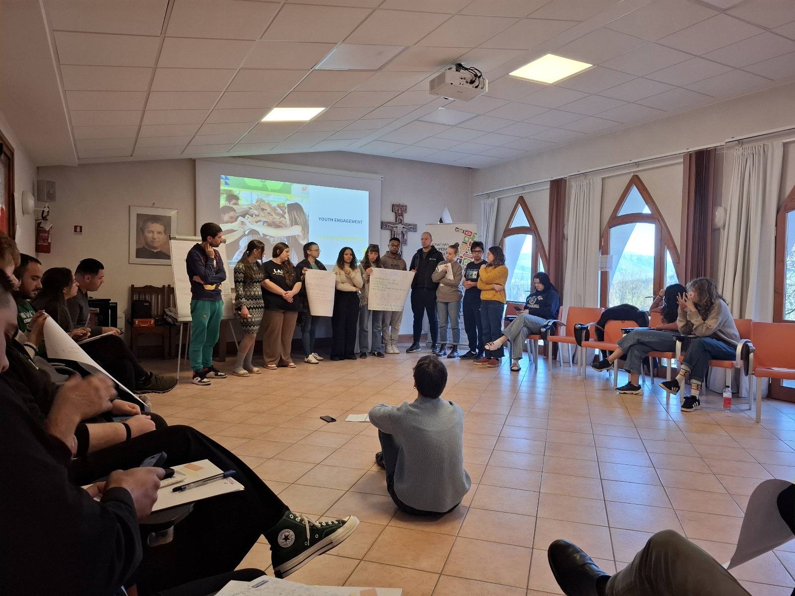 May be an image of one or more people and people studying