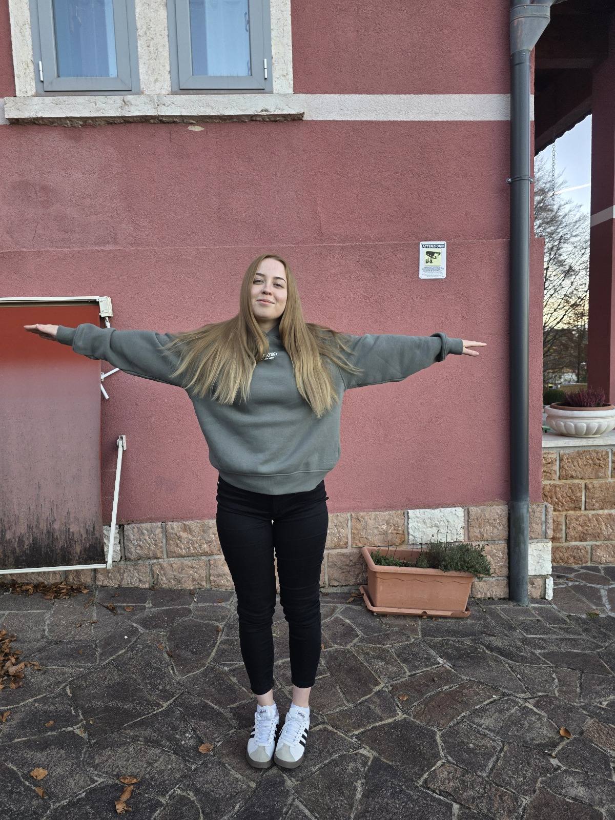 May be an image of one or more people and blonde hair