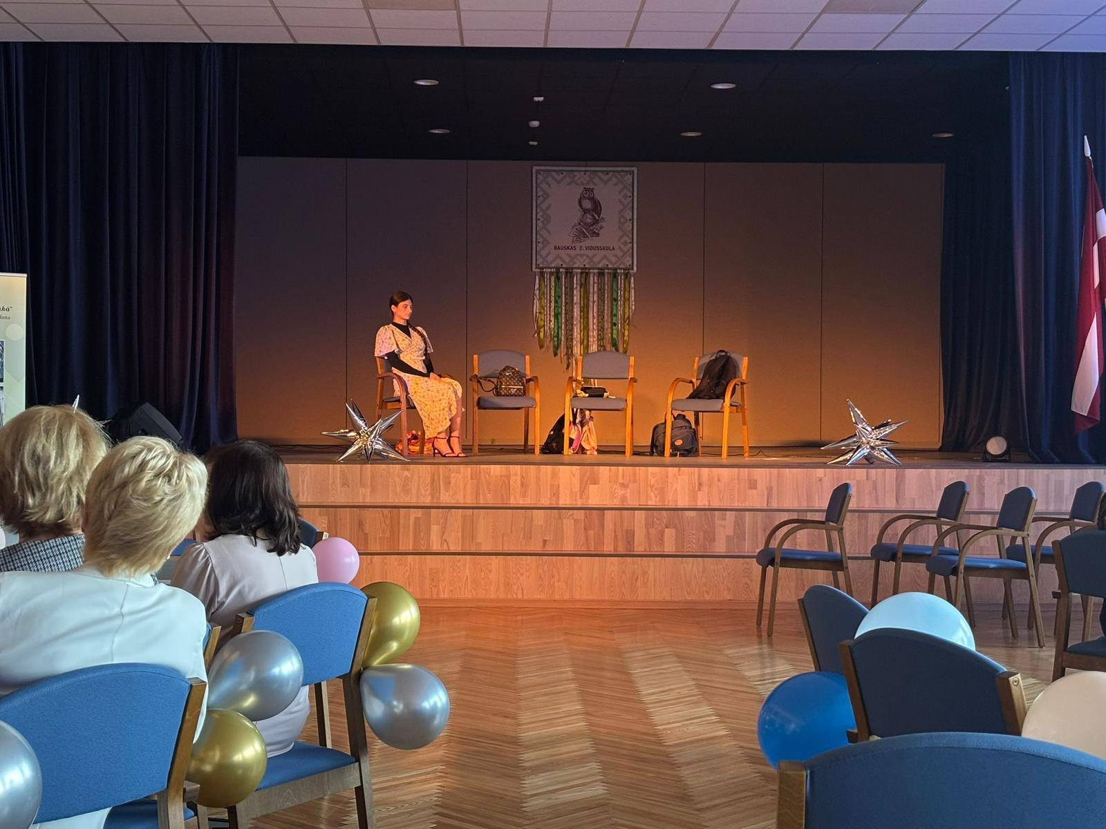 May be an image of flute and dais