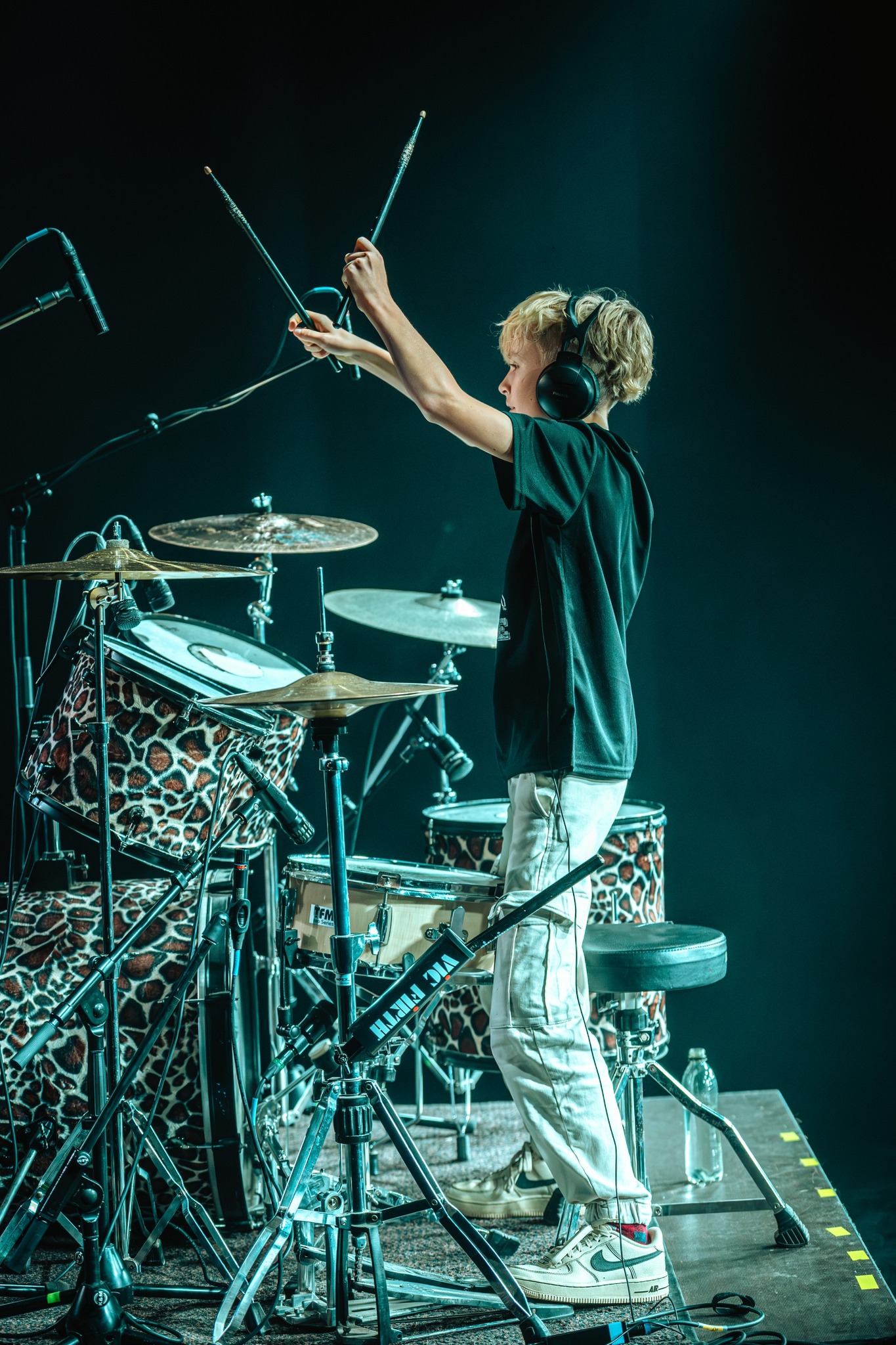 May be an image of cymbal