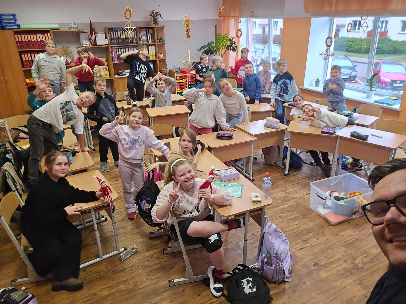 May be an image of table and text