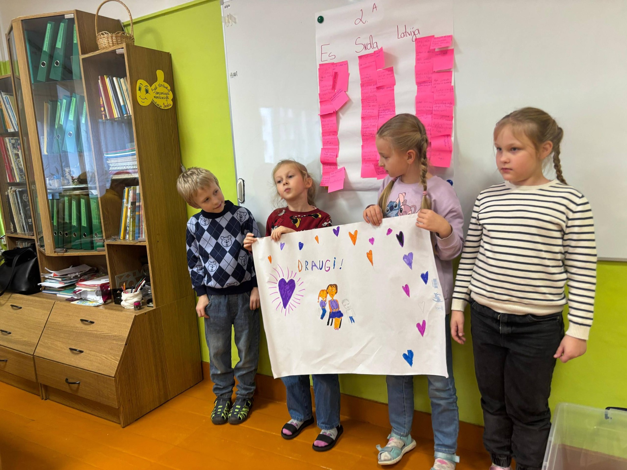 May be an image of child and text