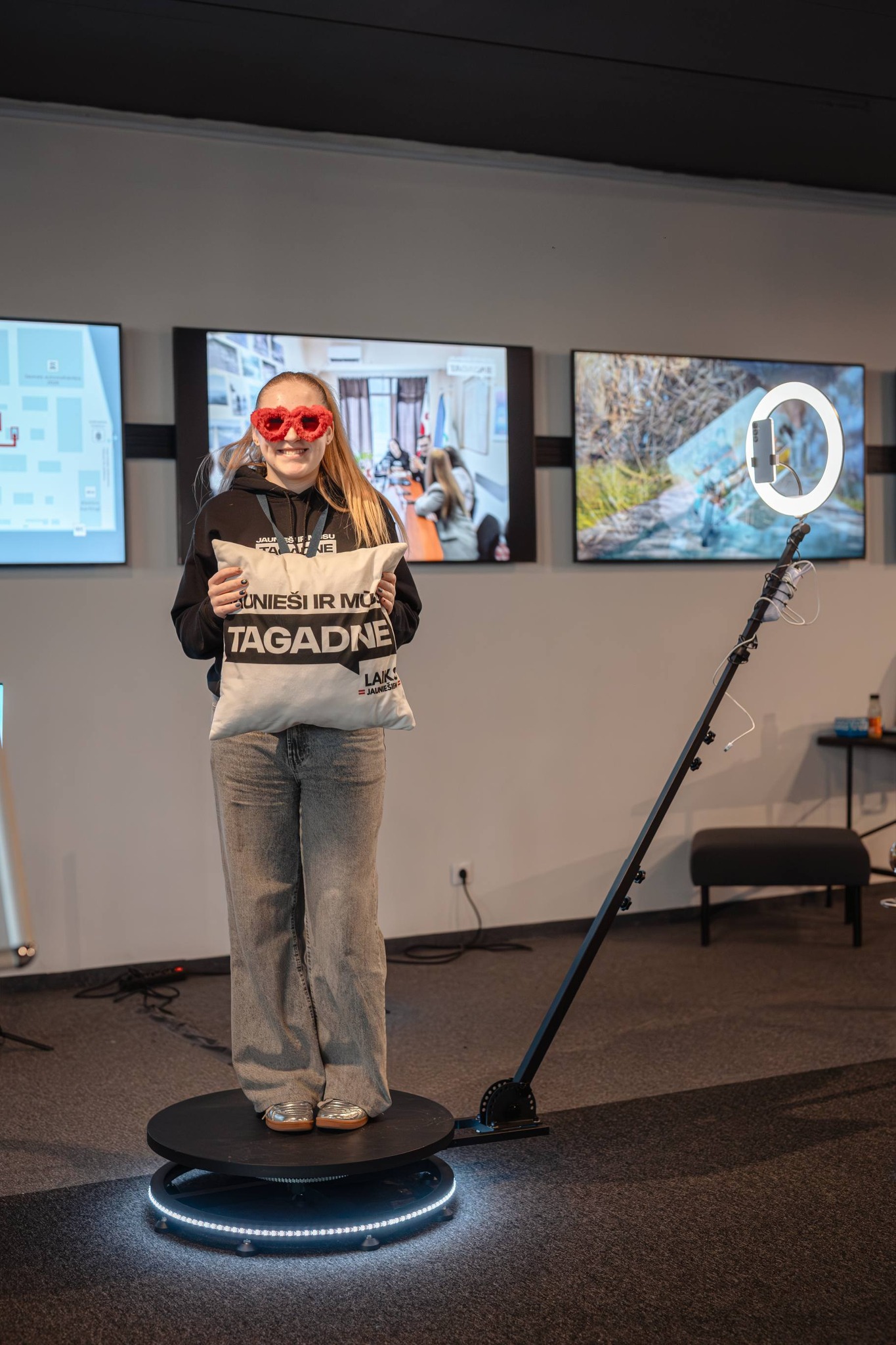 May be an image of segway and text