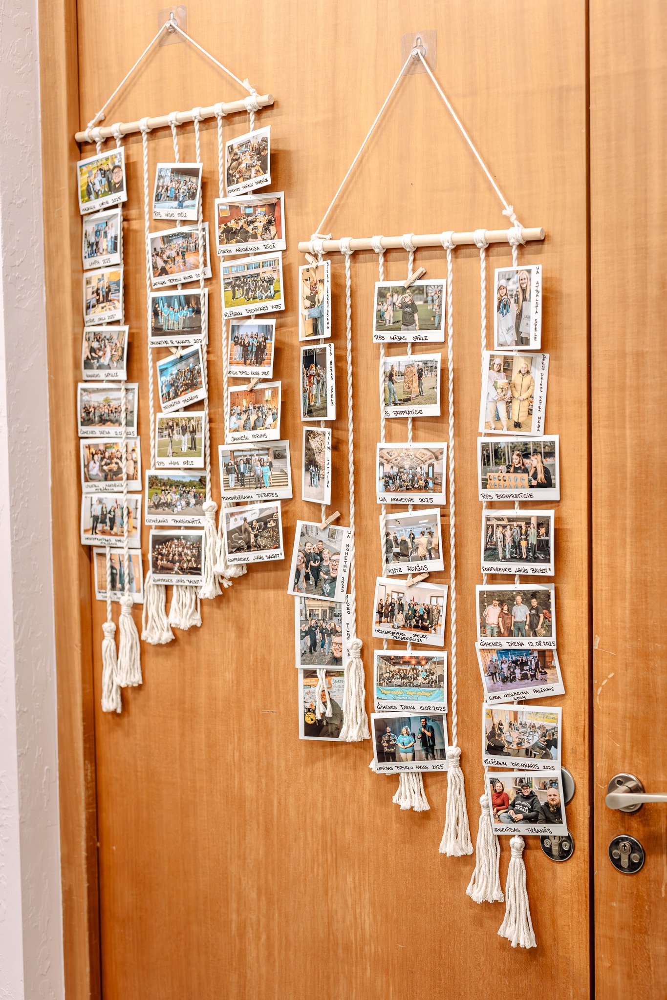 May be an image of polaroid, macrame and text