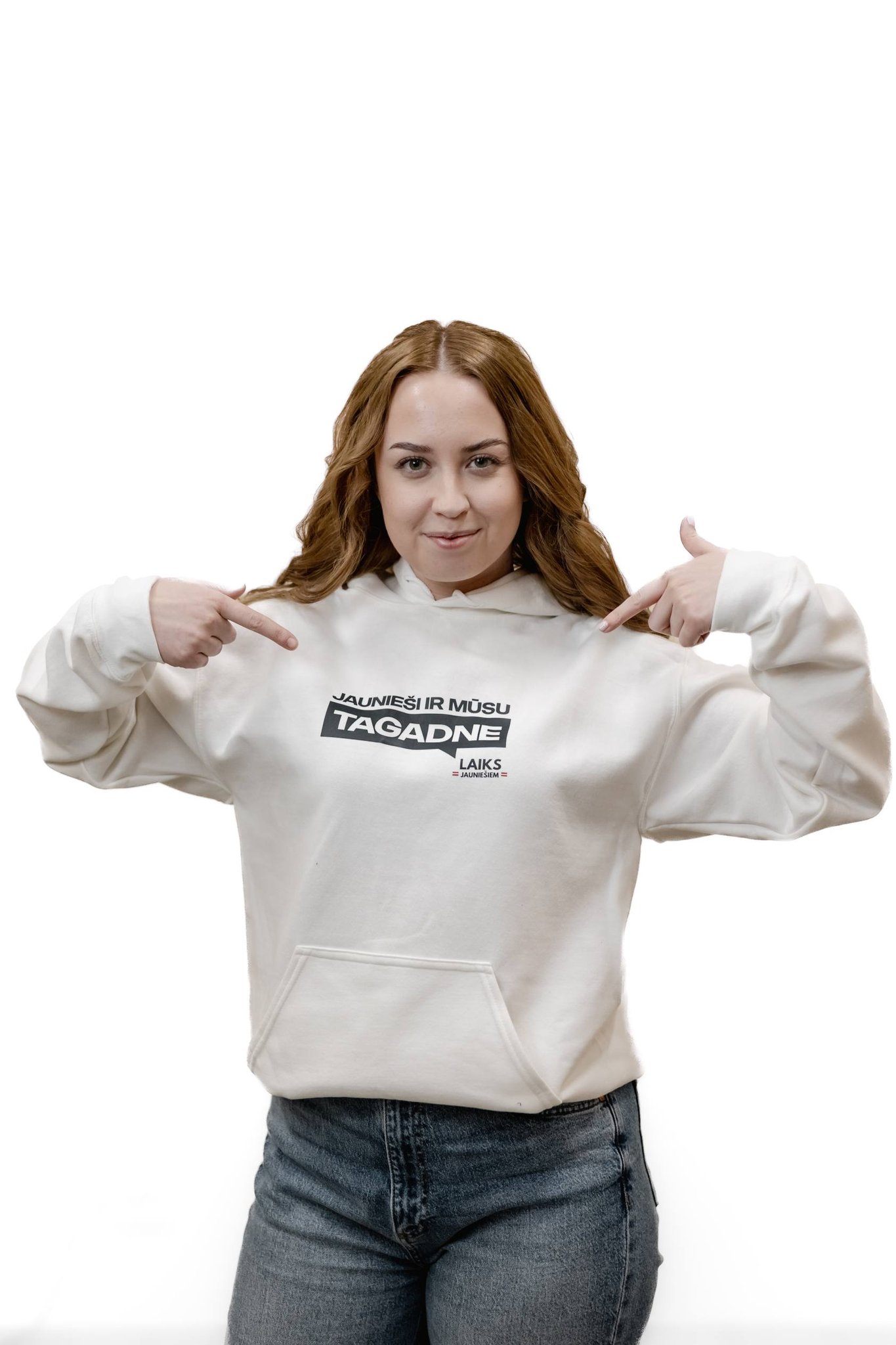 May be an image of activewear and text