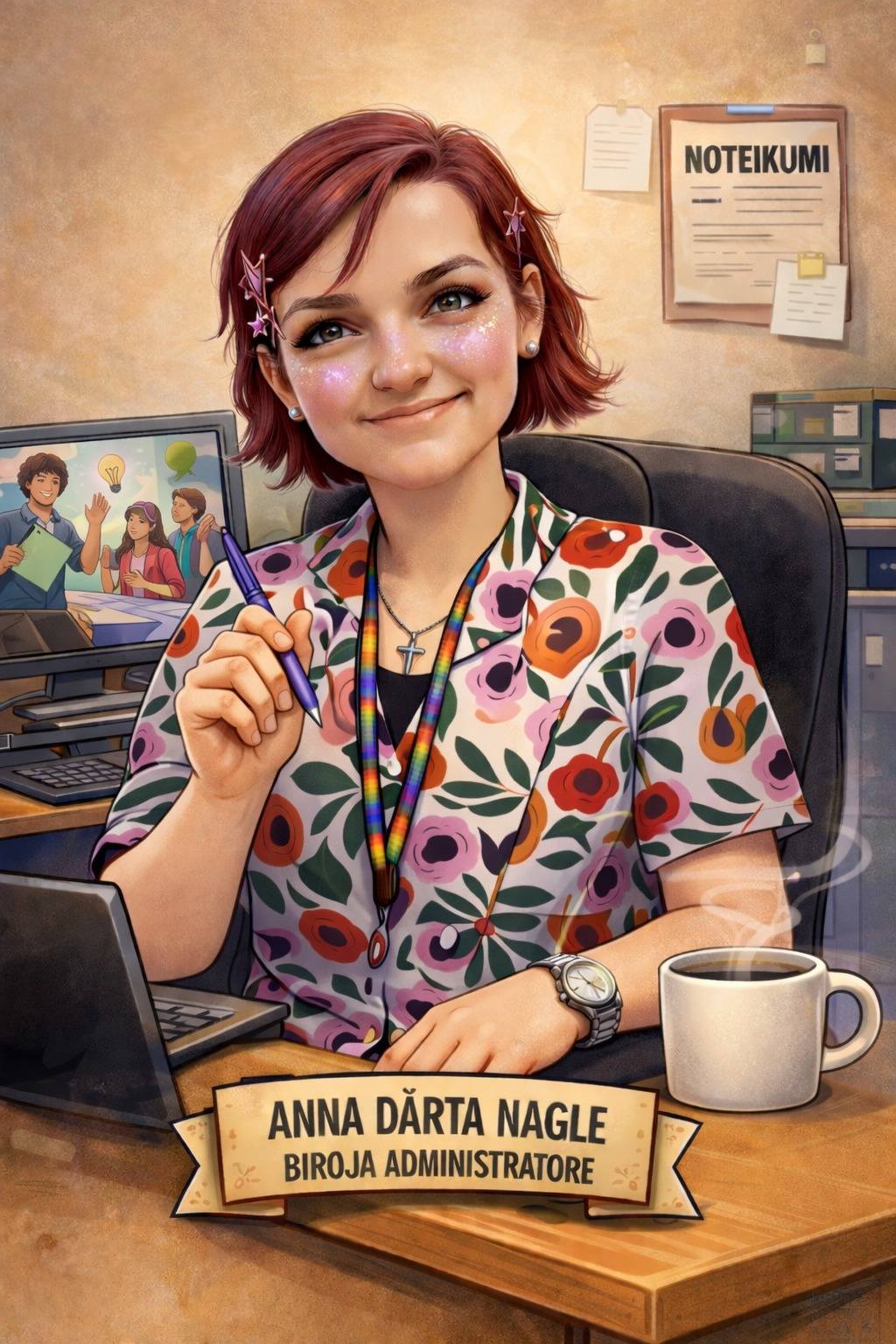 May be an image of text