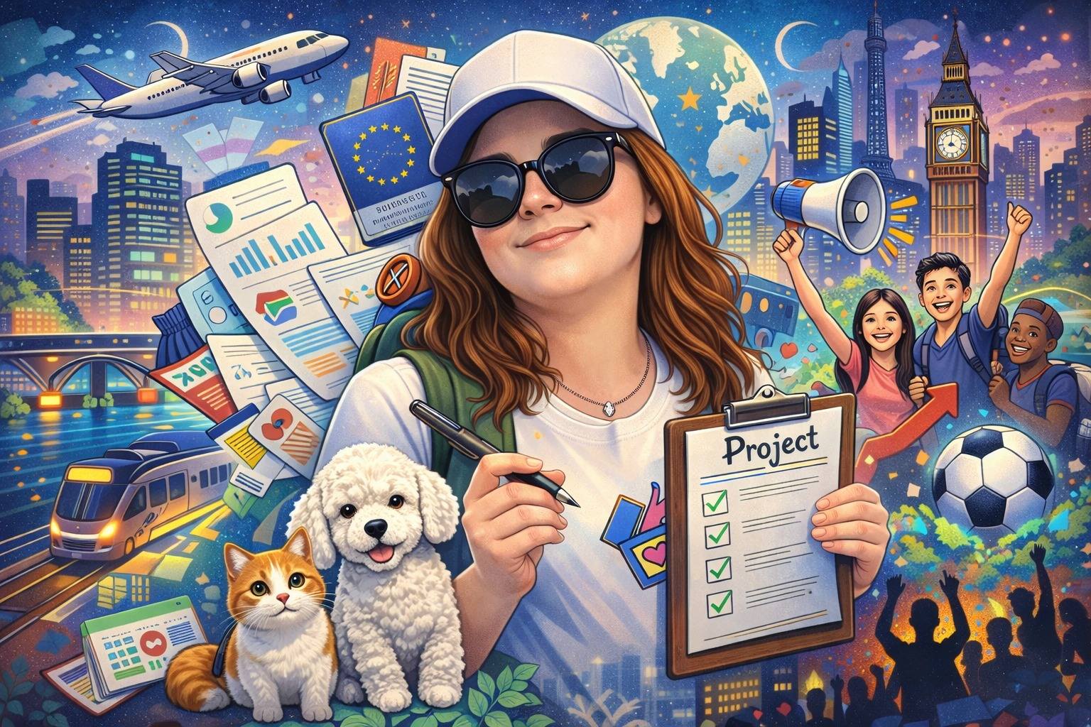 May be a cartoon of poster and text